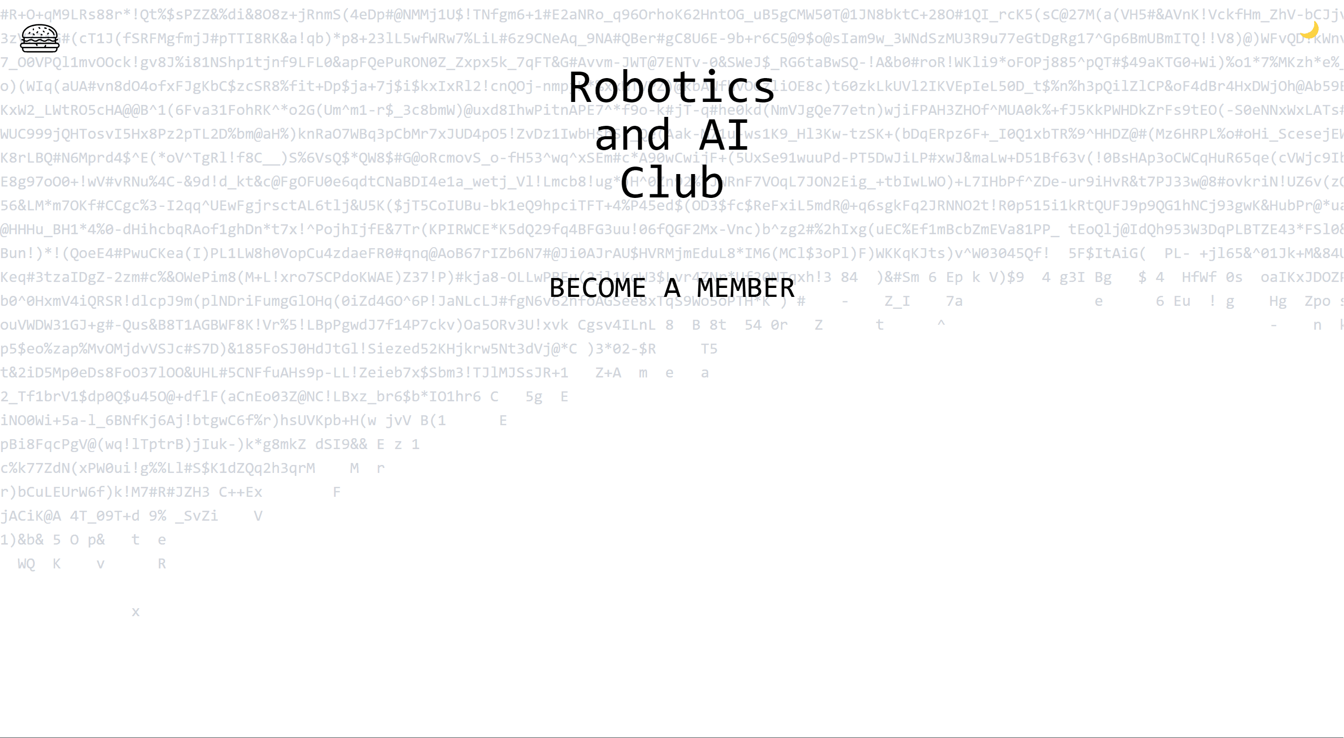 IE Robotics Club Website Preview